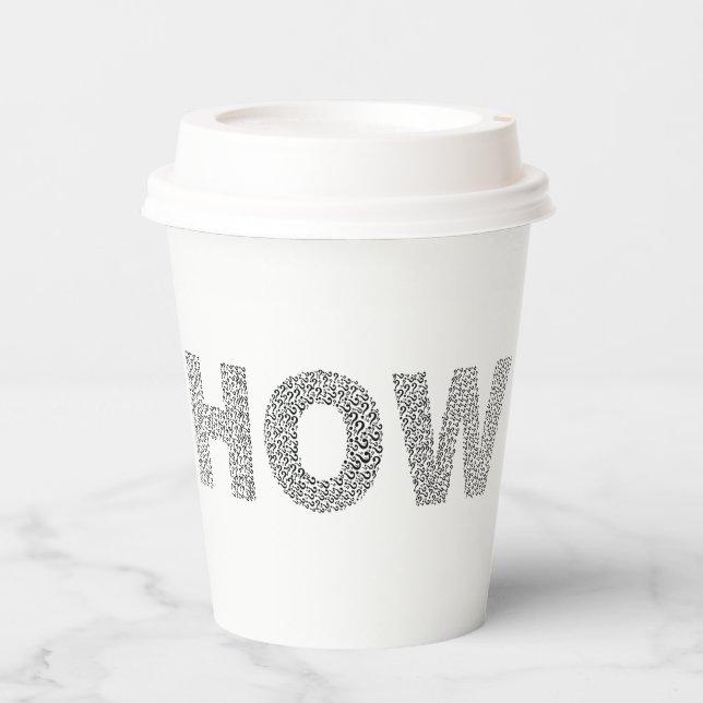 Gobelets En Papier Coupe de papier café (Recto)