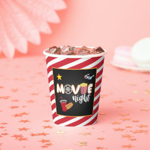 Gobelets En Papier Coupe de papier de la nuit