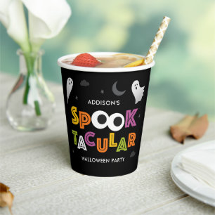 Gobelets En Papier Coupe de papier de la partie d'Halloween Spooktacu