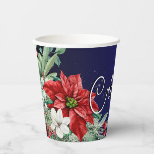 Gobelets En Papier Coupe de papier de Noël