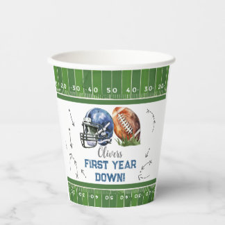 Gobelets En Papier Coupe De Papier Football Décor Anniversaire, Premi