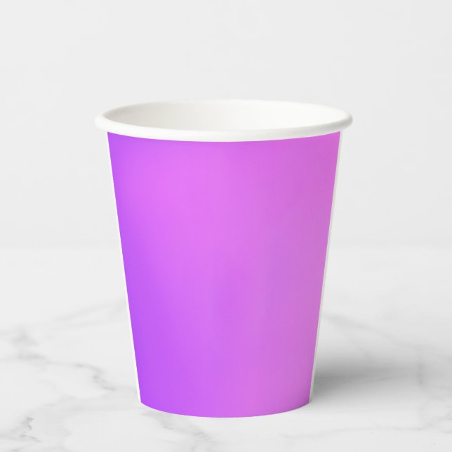 Gobelets En Papier Coupe de papier violet (Recto)