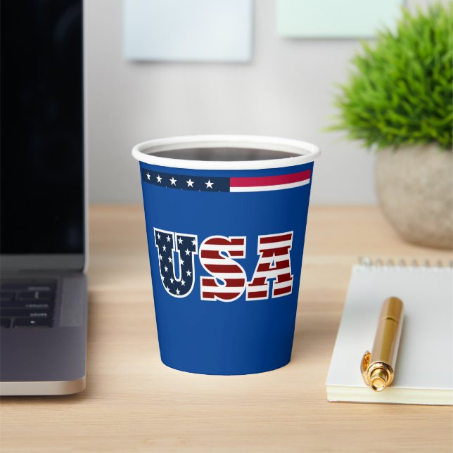 Gobelets En Papier Coupe des États-Unis de papier (Insitu)