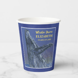 Gobelets En Papier Coupe du Fun Whale Graduation Party