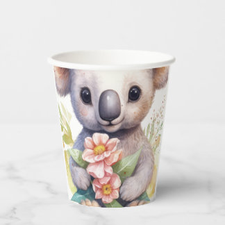 Gobelets En Papier Coupe en papier Cute Koala