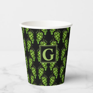 Gobelets En Papier Coupe en papier raisins verts