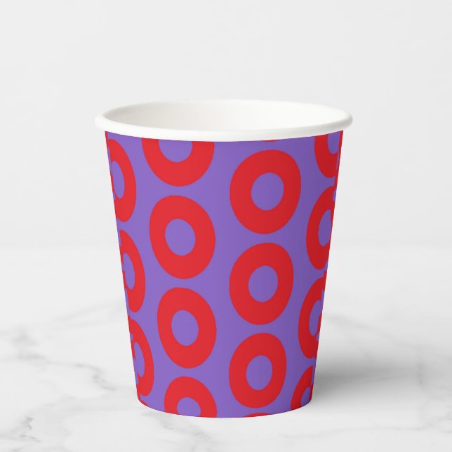 Gobelets En Papier Coupe Fishman Donut Paper (Recto)