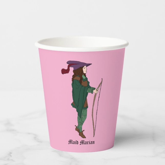 Gobelets En Papier Coupe Maid Marian en papier (Recto)