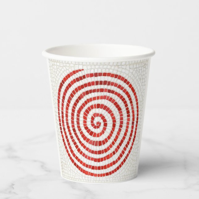 Gobelets En Papier Coupe PINWHEEL MOSAIT Paper Cup (Recto)