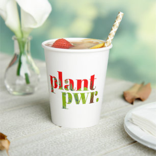 Gobelets En Papier Coupe plante Power Paper