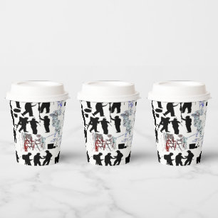 Gobelets En Papier Coupes De Café Artistique Personnalisées