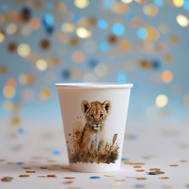 Gobelets En Papier Coupes de papier de fin d'année Lion King (Créateur téléchargé)
