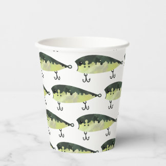 Gobelets En Papier Coupes de papier de la Partie de pêche