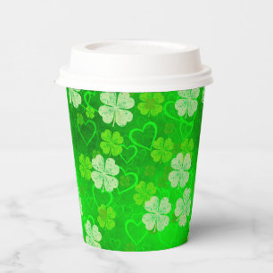 Gobelets En Papier Coupes de papier de la Saint Patrick
