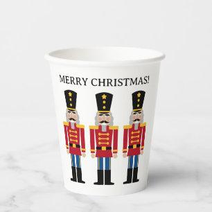 Gobelets En Papier Coupes de papier de Noël avec dessin de cabot