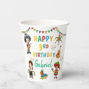 Gobelets En Papier Coupes de papier pour anniversaire de enfant de Fi