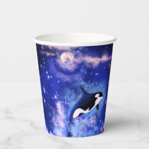 Gobelets En Papier Coupes de papier pour les baleines tueuses