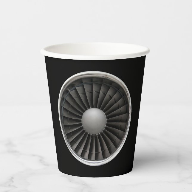Gobelets En Papier Coupes de papier pour ventilateur à moteur à réact (Recto)