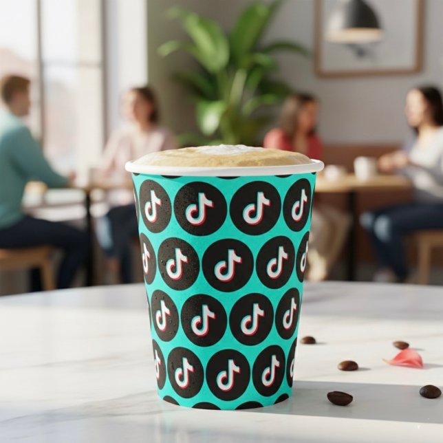Gobelets En Papier Coupes de papier TikTok (Créateur téléchargé)