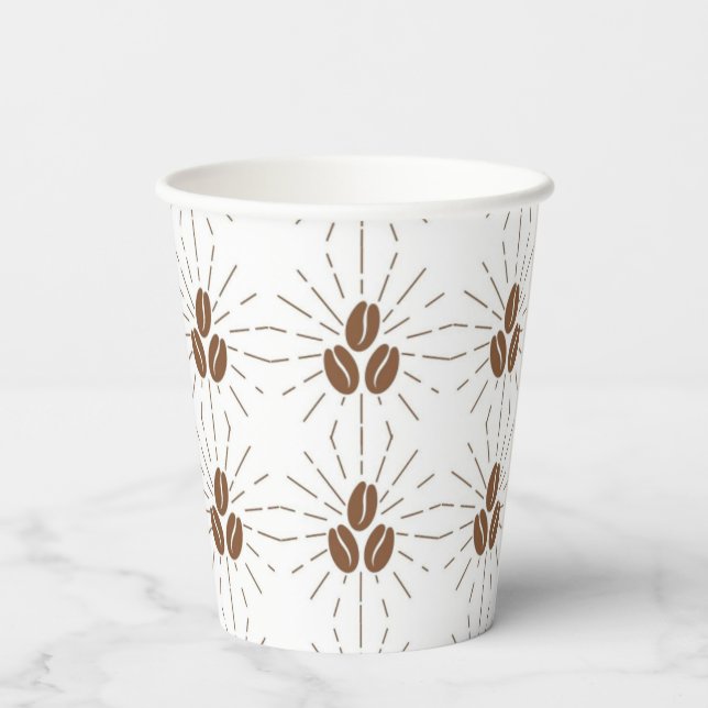 Gobelets En Papier Coupes de soirée café (Verso)