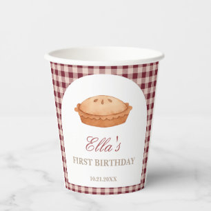 Gobelets En Papier Coupes en papier Baby shower à tarte Cutie