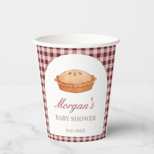Gobelets En Papier Coupes en papier Baby shower à tarte Cutie