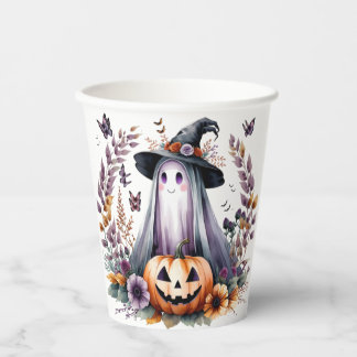 Gobelets En Papier Coupes en papier d'Halloween