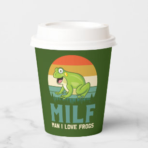 Gobelets En Papier Coupes en papier Love Frogs
