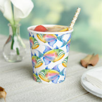 Coupes en papier Motif de poisson tropical coloré