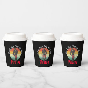Gobelets En Papier Coupes en papier Pirates Red Party