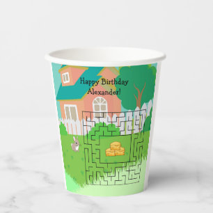 Gobelets En Papier Coupes en papier pour lapin et foin