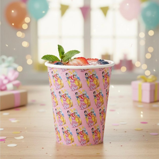 Gobelets En Papier Coupes en papier Princess (Créateur téléchargé)