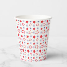 Coupes en papier Red Stars