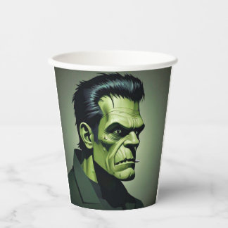 Gobelets En Papier Coupes Frankenstein