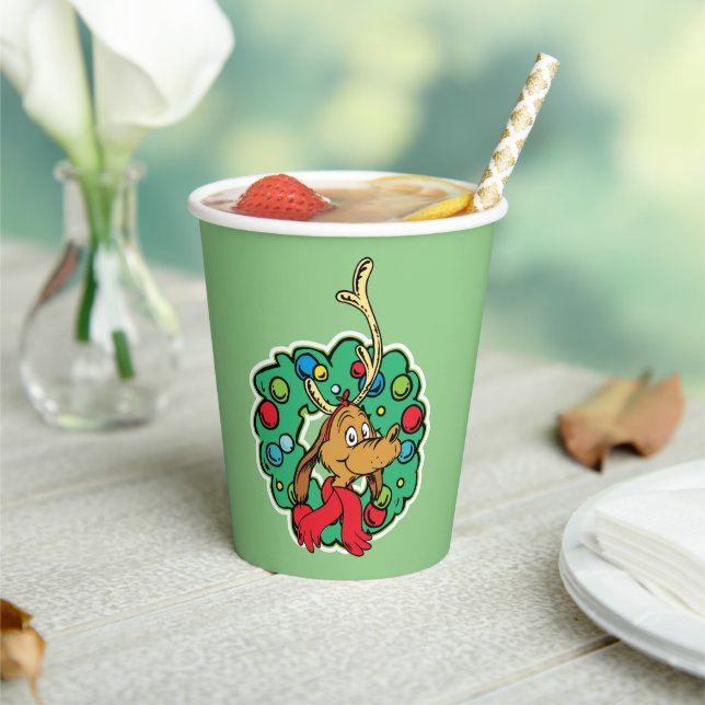 Gobelets En Papier Couronne de Noël de Grinch | Max (Insitu)