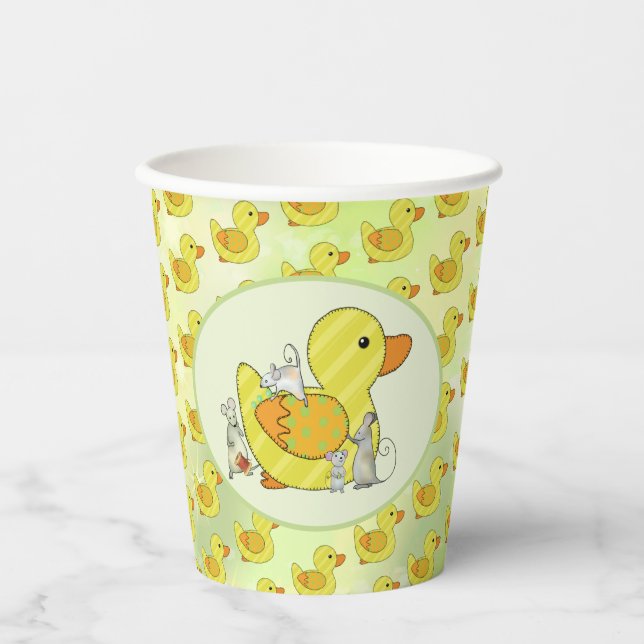 Gobelets En Papier Couture de canard (Recto)