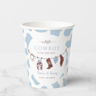 Gobelets En Papier Cowboy Wild West Rodeo Western Boy Baby shower