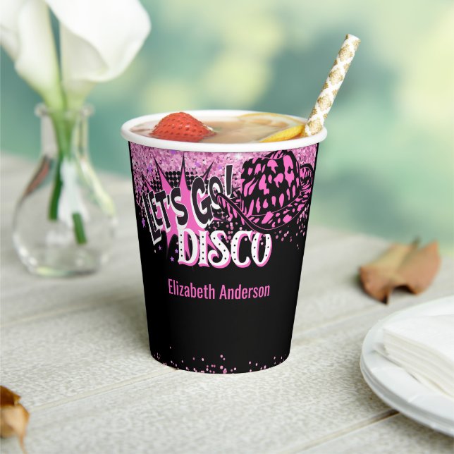 Gobelets En Papier Cowgirl Disco Enterrement de vie de jeune fille De (Insitu)