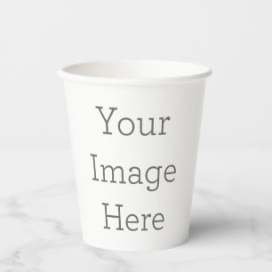Gobelets En Papier Créez vos propres coupes de papier de 8 oz