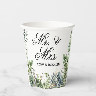 Gobelets En Papier Créez votre propre eucalyptus de mariage