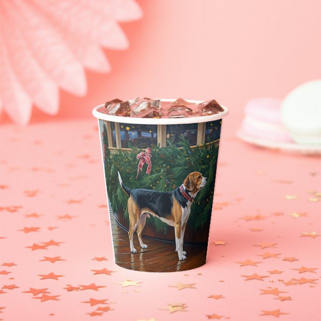 Gobelets En Papier Croisière de Noël beagle : Pawsome Holiday Delft (Insitu)