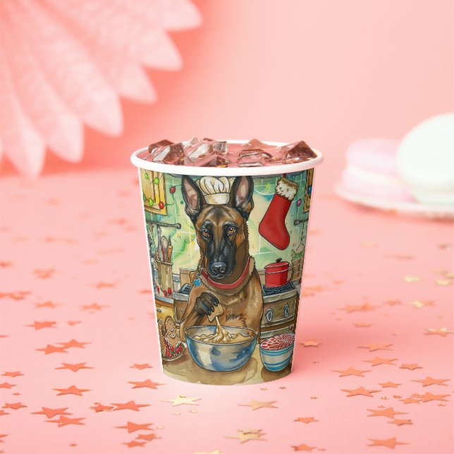 Gobelets En Papier Cuisson festive de Noël du Malinois belge : (Insitu)