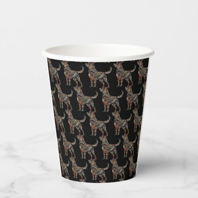 Gobelets En Papier Cups de café en papier Labrador Retriever (Recto)