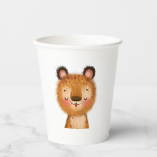 Gobelets En Papier Cute baby leopard