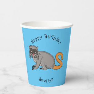 Gobelets En Papier Cute Emperor Tamarin illustration