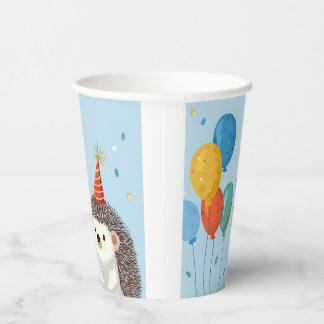 Gobelets En Papier Cute Hedgehog Party Paper Cups