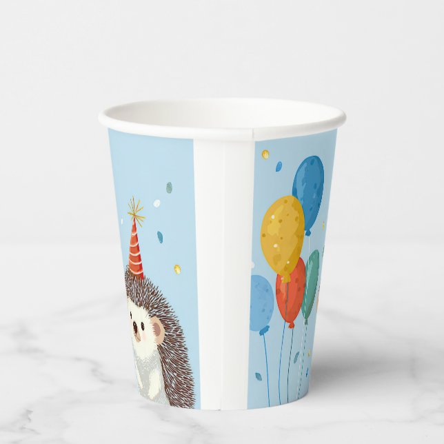 Gobelets En Papier Cute Hedgehog Party Paper Cups (Droite)