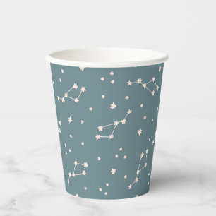Gobelets En Papier Cute Motif Sky Constellation
