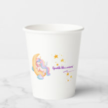 🌈 Cute Unicorn Paper Cup 🌙 ✨