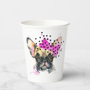 Gobelets En Papier Cutie French Bull Dog